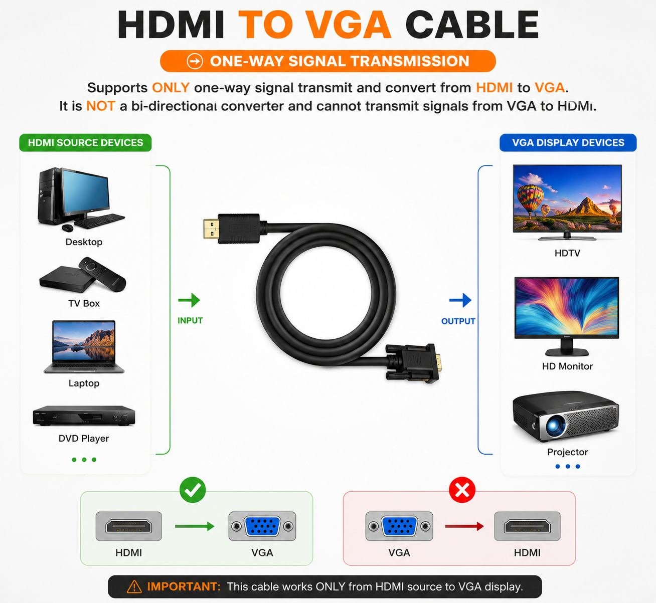 hdmi to vga connector